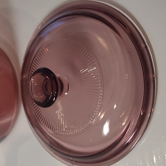 Corningware vision cookware amber glass pot and ild  1L  used  France - Picture 5 of 6